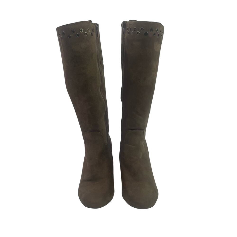 Kim Rogers Jenna2 Brown Heeled Tall Boots Size‎ 7M - Picture 2 of 13